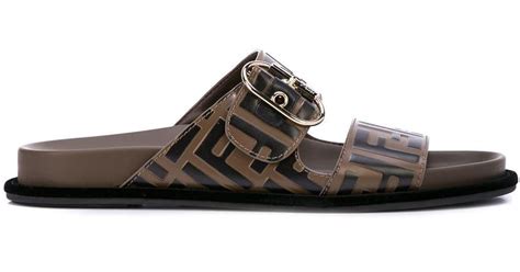 fendi flats farfetch|Fendi sandals.